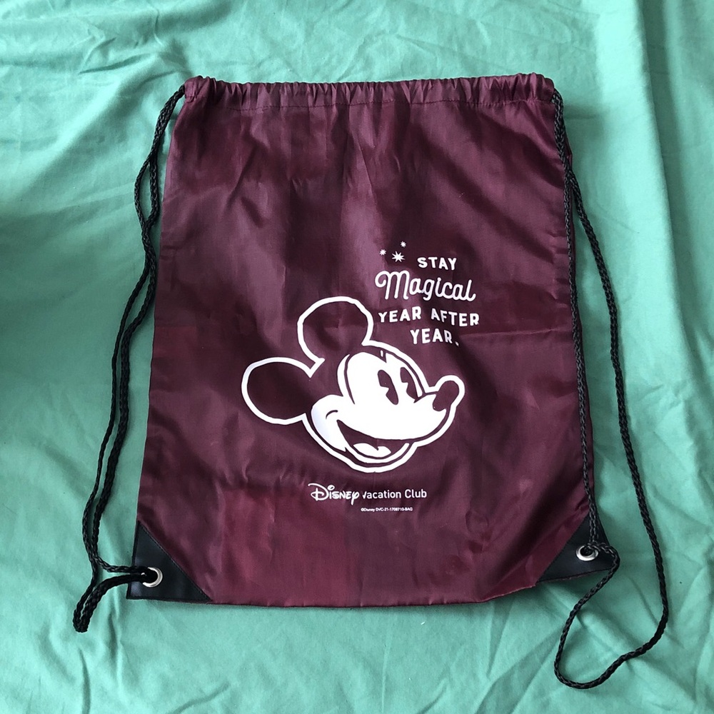 🧡 Disney Vacation Club Drawstring Backpack